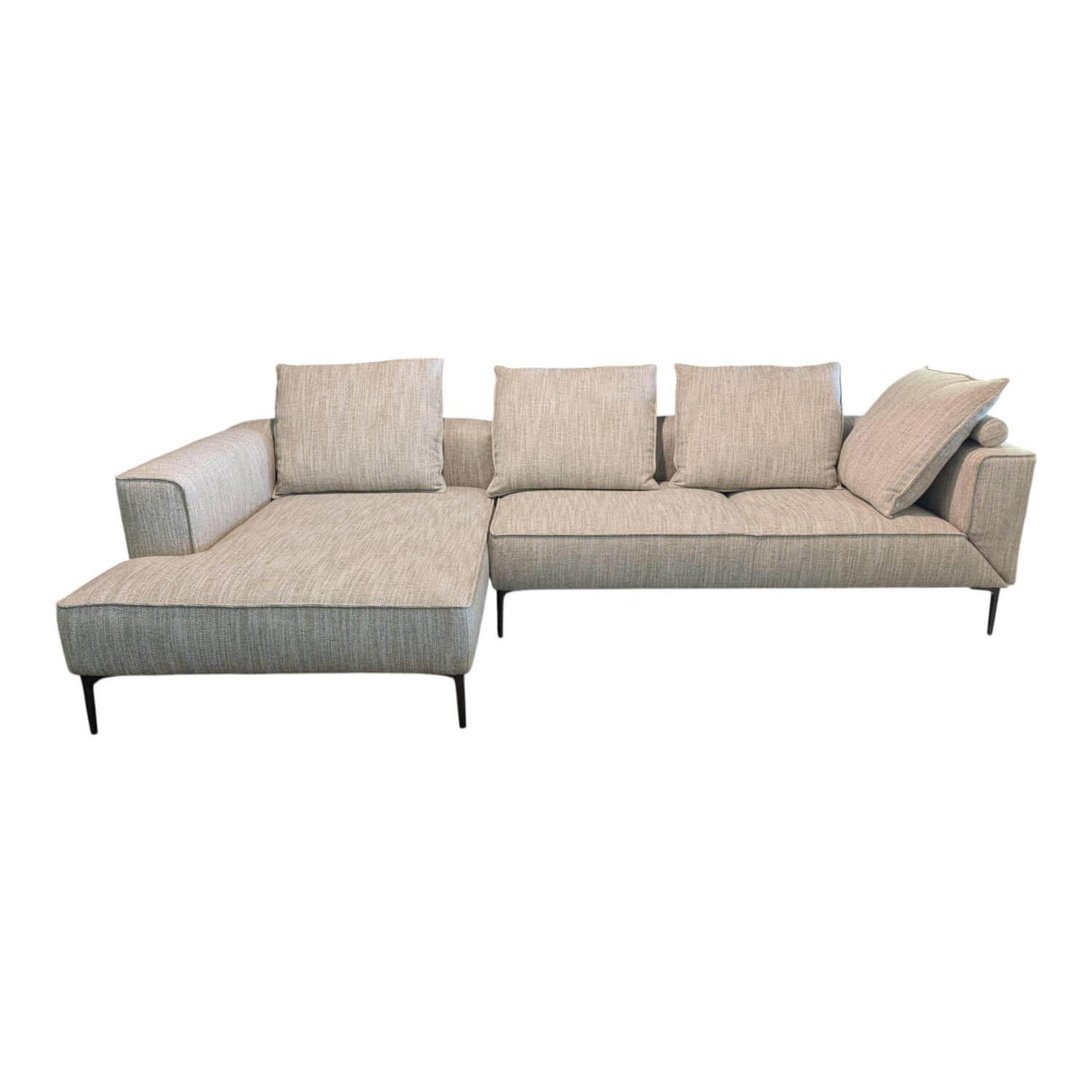 Jori - Ecksofa Longueville Landscape JR-8180 Stoff F3a Dodo C0206 Beige - 1