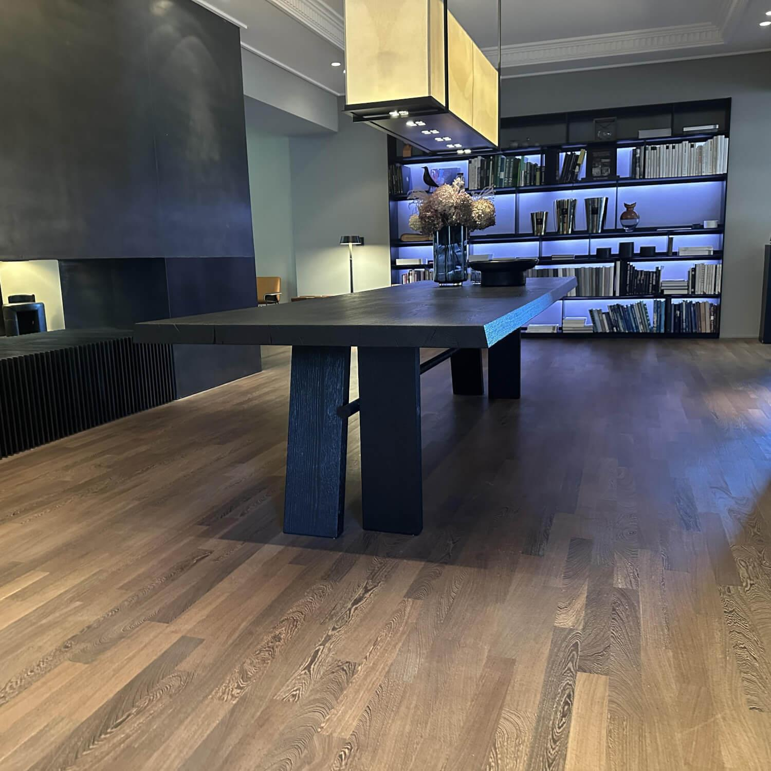 Knopp - Esstisch BG Edition Eiche Dunkel Schwarz Geölt - 5