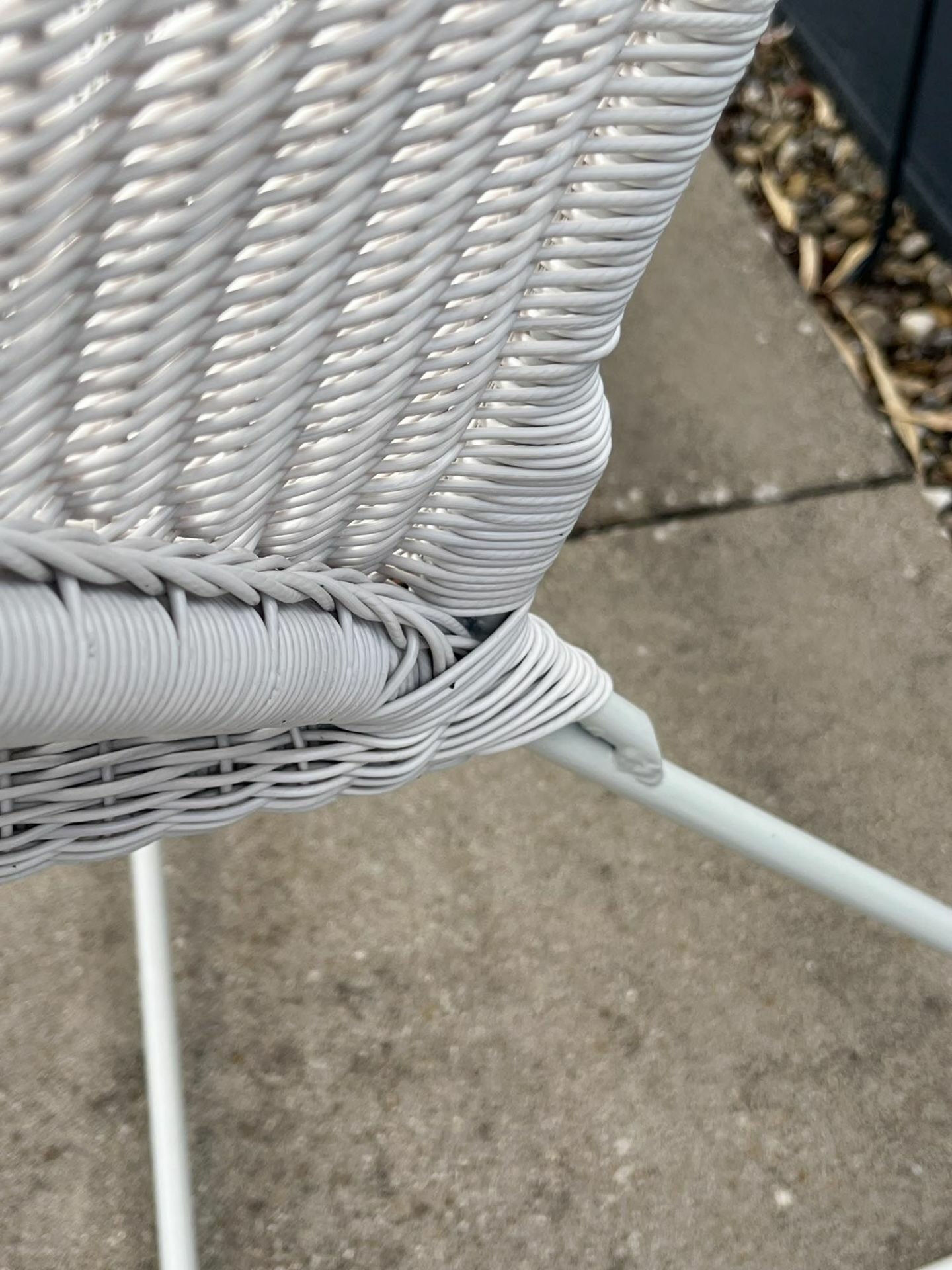 Cane Line - Sofa Breeze Geflecht Cane Line Weave White Grey Grau Gestell Hellgrau Mit Kissensatz Stoff Natté Light Grey Grau - 6
