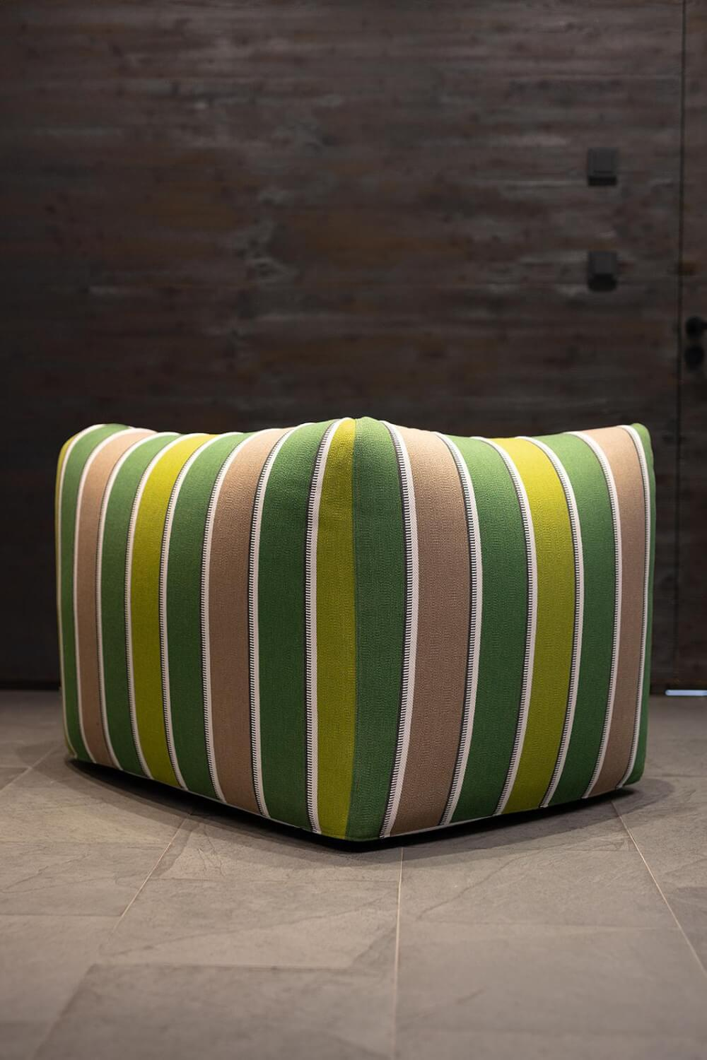 B&B Italia - Sessel Le Bambole Stoff Lima Gestreift Grün 2901400 - 5