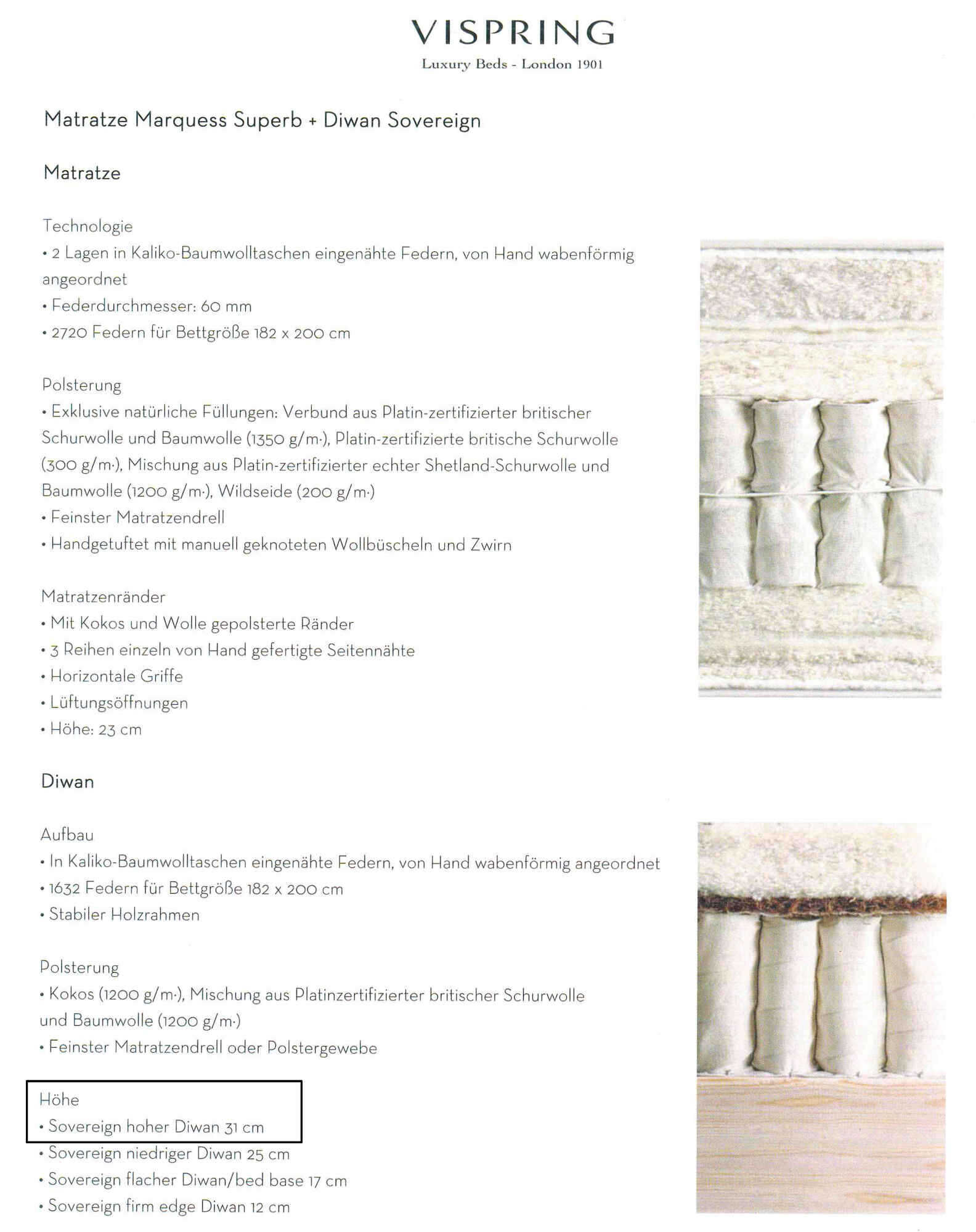 Vispring - Boxspringbett Marquess Superb - 10