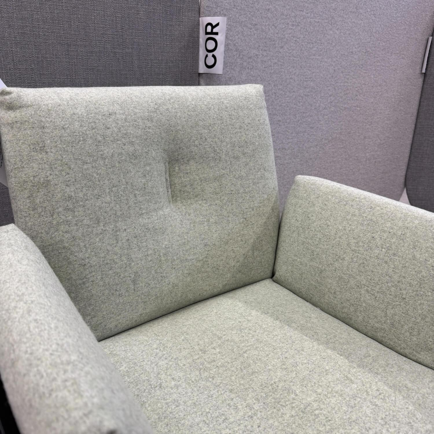 COR - Stuhl Alvo 825 Stoff Divina MD 913 Hellgrün 110 Schale Kunststoff Schwarz Gestell Schwarz Pulverbeschichtet Mit Rollen - 5