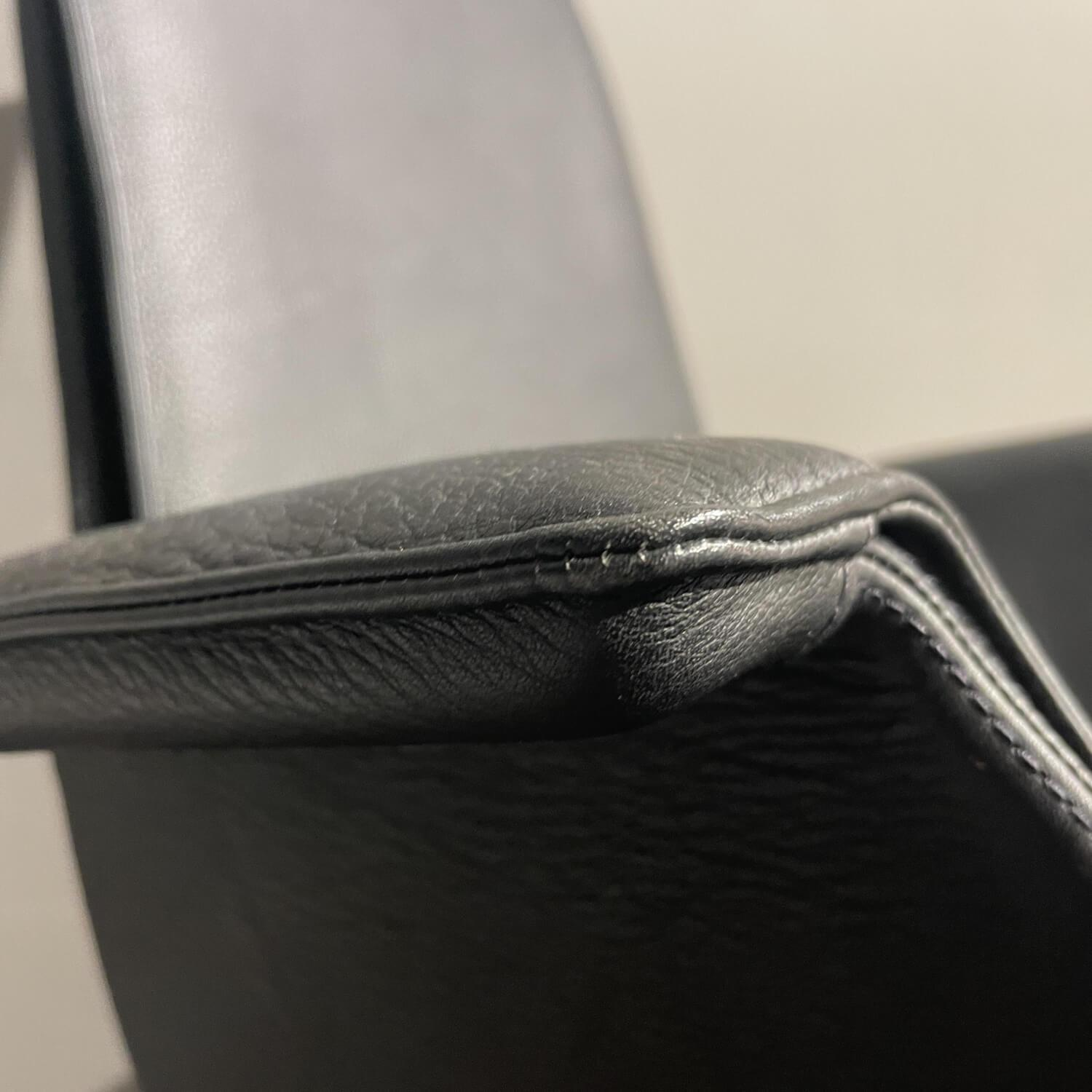 Walter Knoll - FK Schalensessel Safari Leder Gestell Schwarz Pulver Beschichtet Drehbar 360° - 4