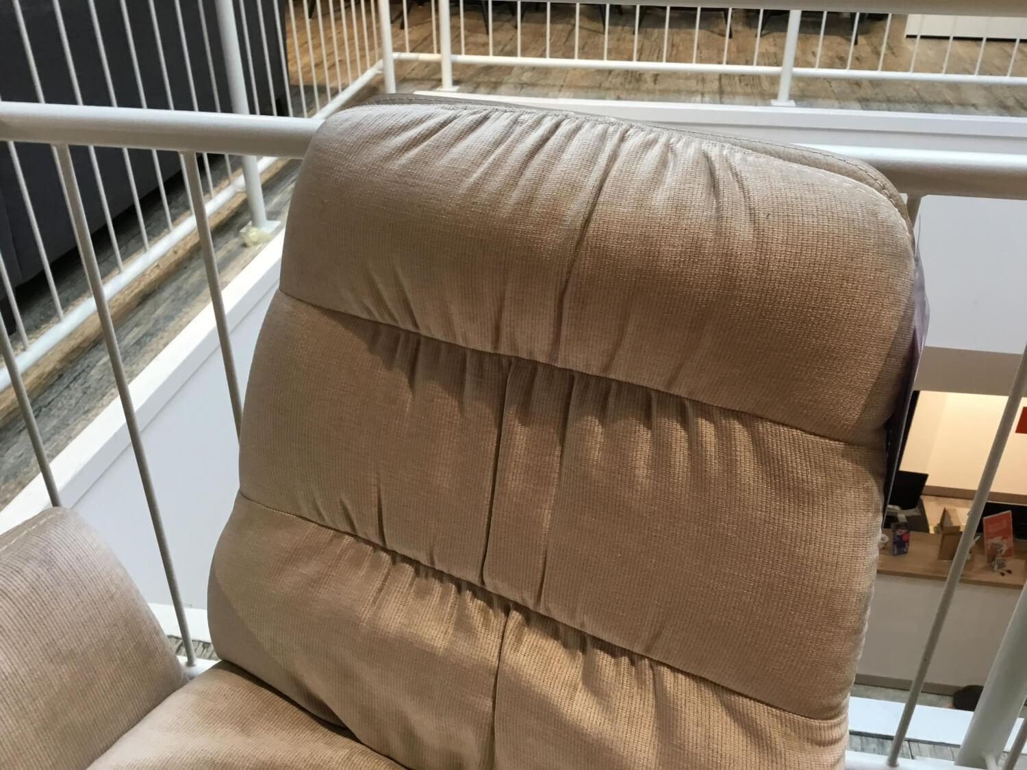 WK Wohnen - 4er Set Armlehnstuhl WK 707 Innen Stoff JAB 2 WK2100472 Beige Außen Leder Toledo Mastic Beige Gestell Edelstahl - 6