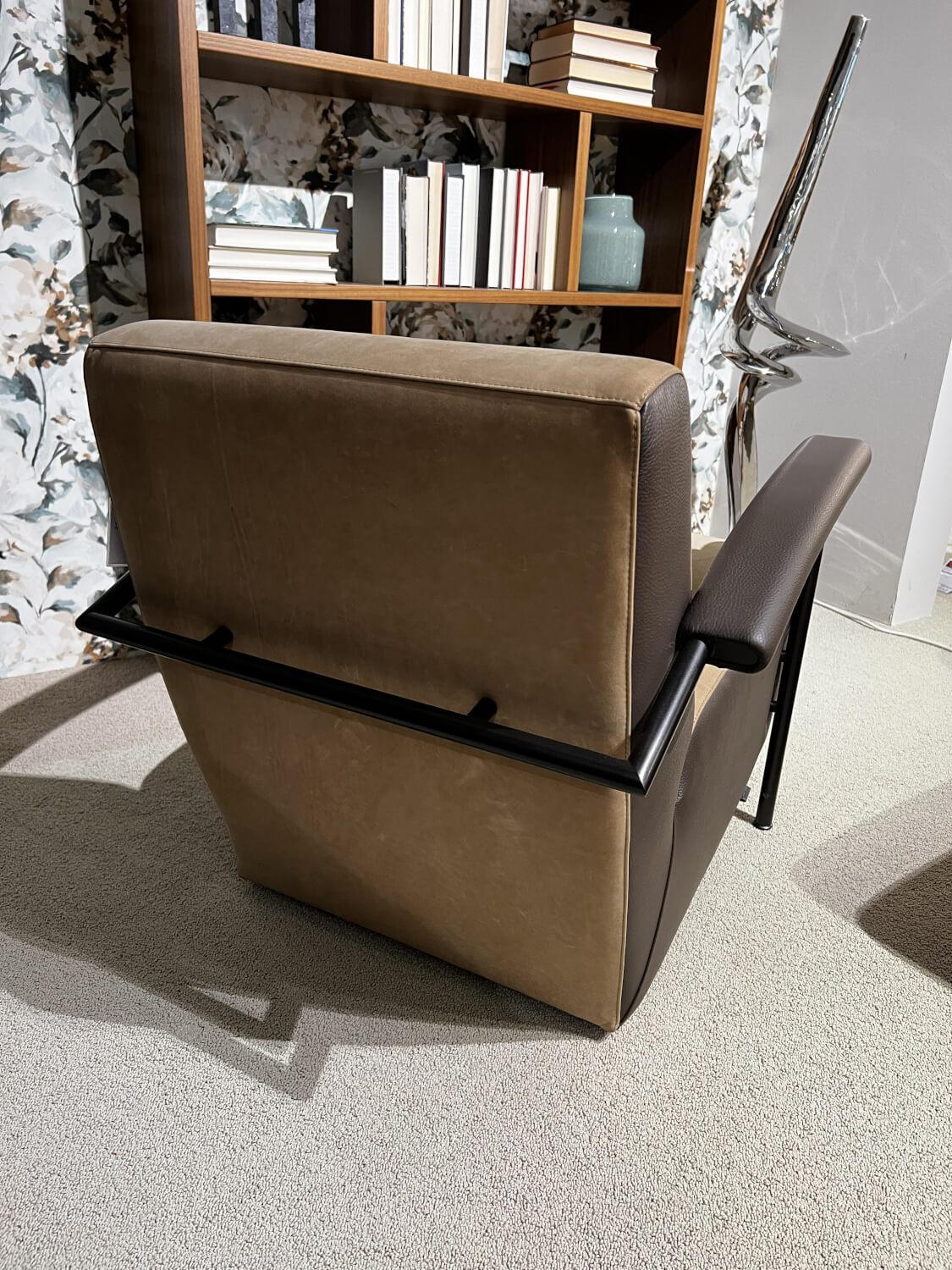 Leolux - Sessel Scylla Sitz Und Rücken Leder 16620 Danza 209 Moreno Beige Seiten 51821 Senso Walnut Braun - 7