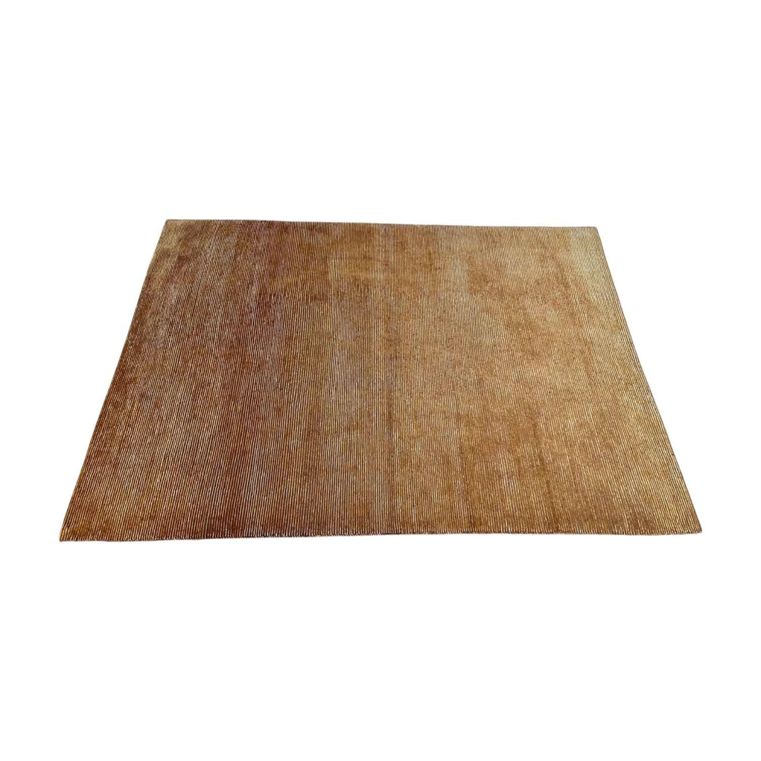 Orienta Design - Orientteppich 238x172 Wolle Und Seide Gold Handgeknüpft - 1
