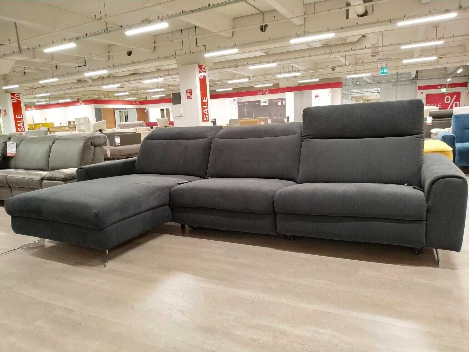 wk-living-more-sofas-corner-sofa-venosa-fabric-camino-basalt-blue-with-electric-fu-C3-9-storage-622a875fc007UvB00R4p1pVRN WK Wohnen - Corner sofa Venosa fabric Camino basalt blue with electric footrest - 2