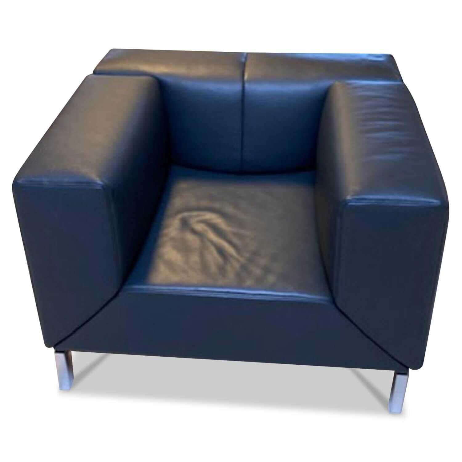 Jori - Sessel Longueville JR 8150 Leder Celia Opal Grau - 1