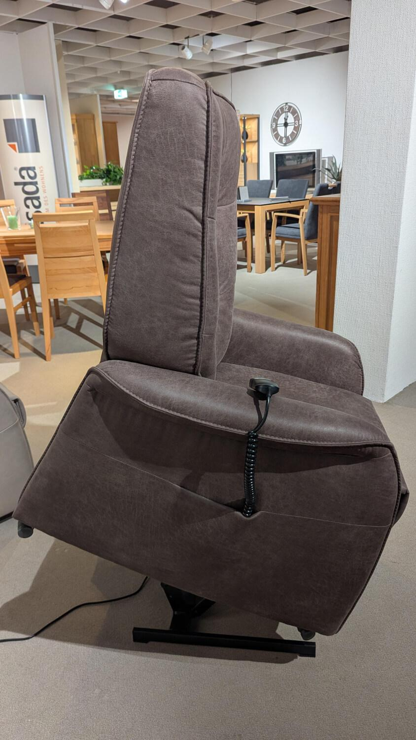 himolla - Relaxsessel 9457 Stoff 08 Eco Earth Braun 2-Motorisch mit Aufstehhilfe - 3