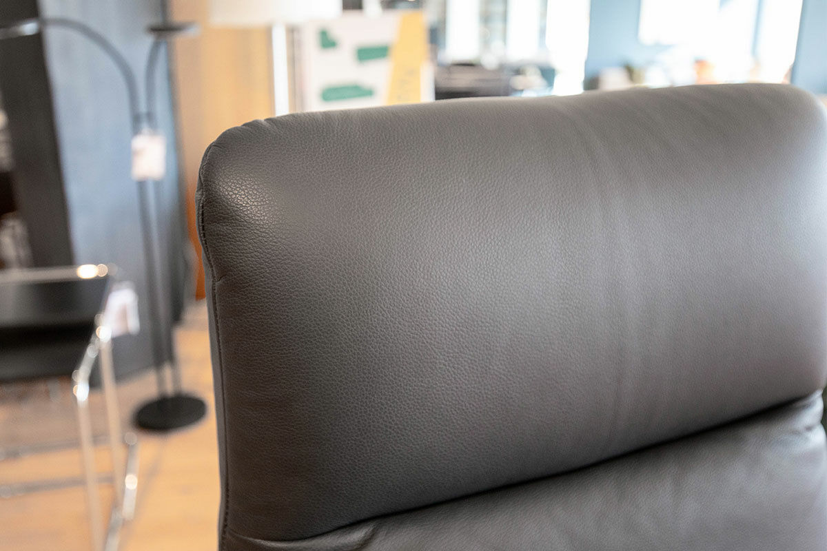 Strässle - Relaxsessel Simba Leder Pampas 70540 Schwarz Gestell Aluminium 3-Motorisch - 6