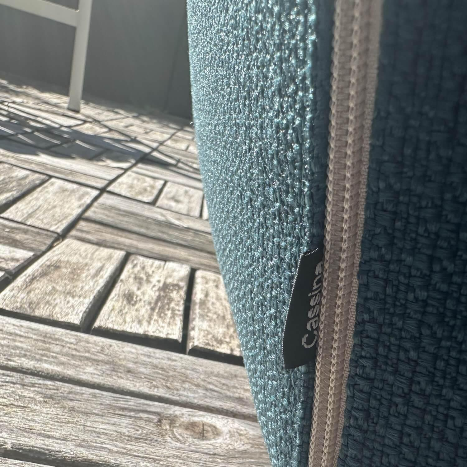 Cassina - Outdoor Sessel Utrecht XL Stoff Futura 701 Ottanio Blau Gestell Metall - 4