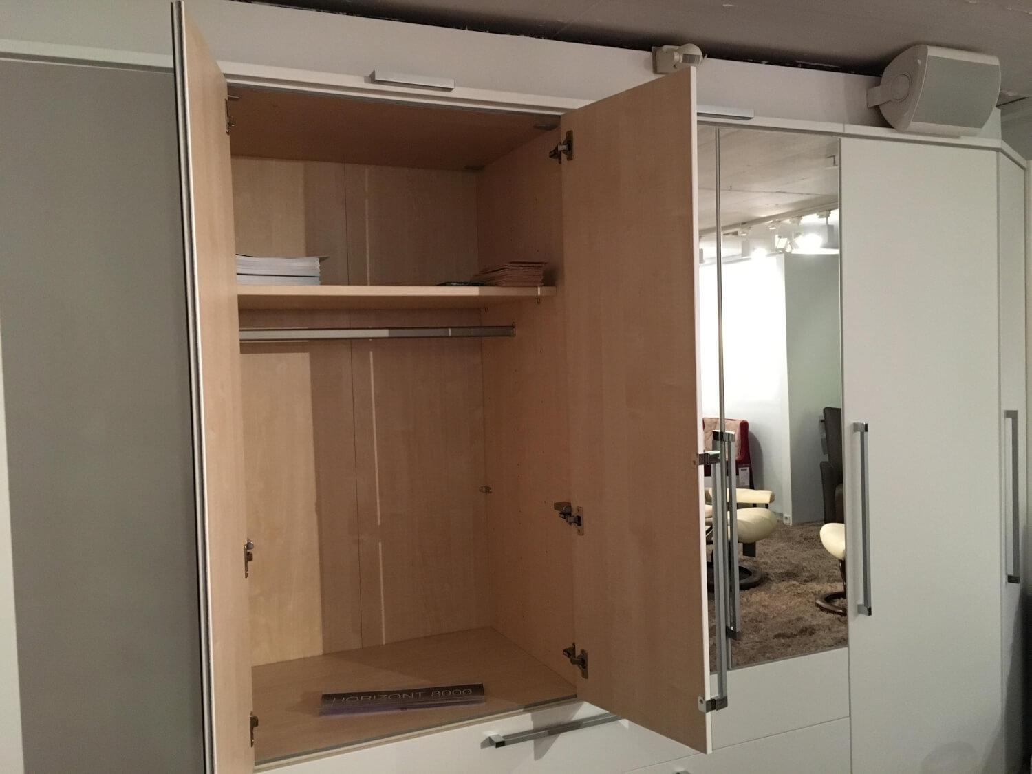 Nolte - Drehtüren-Planungsschrank Horizont 8000 Polarweiß - 8