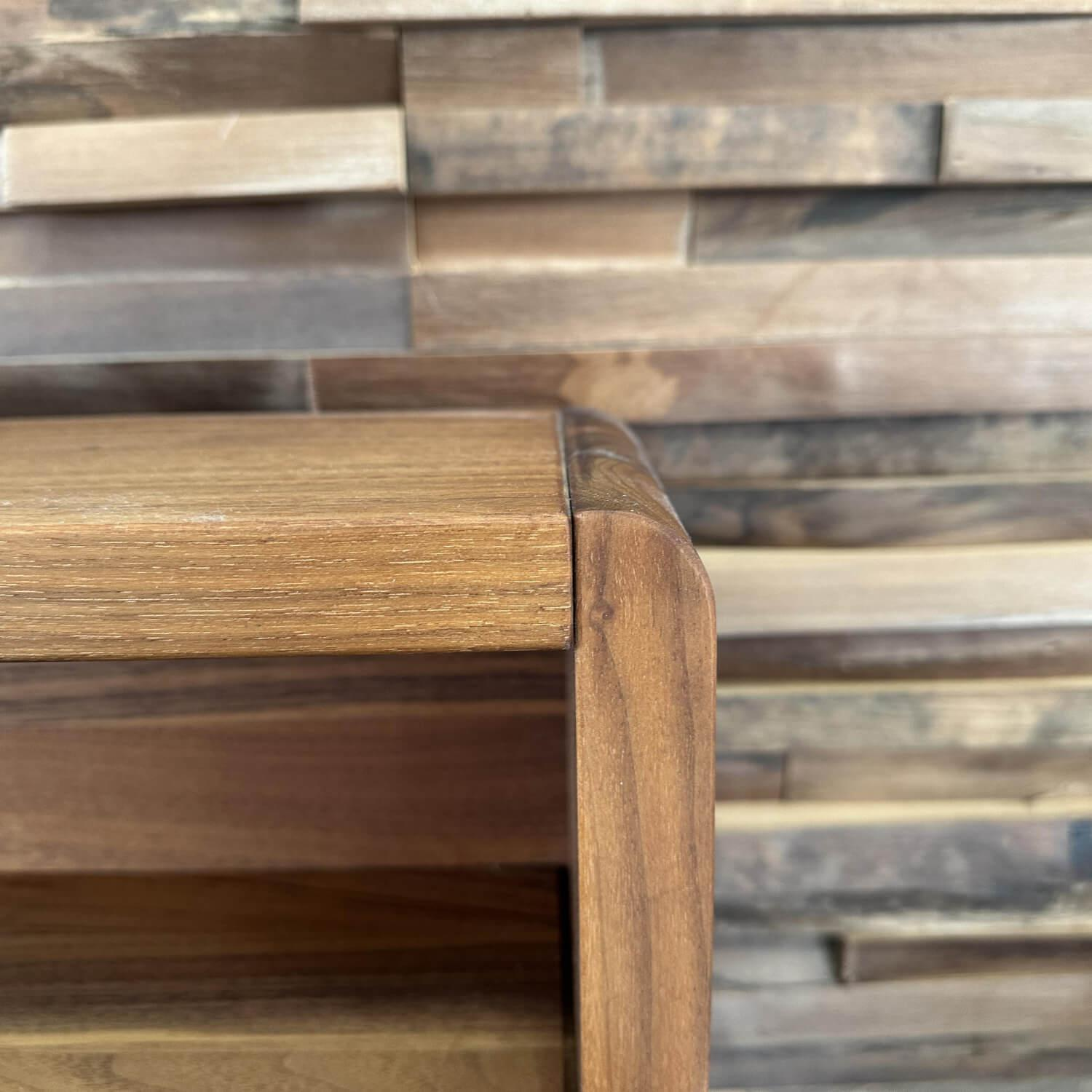 Team 7 - Sekretär Sol Nussbaum Naturöl Leder L1 41757 Mittelgrau Mit Steckdose Und Beleuchtung - 5