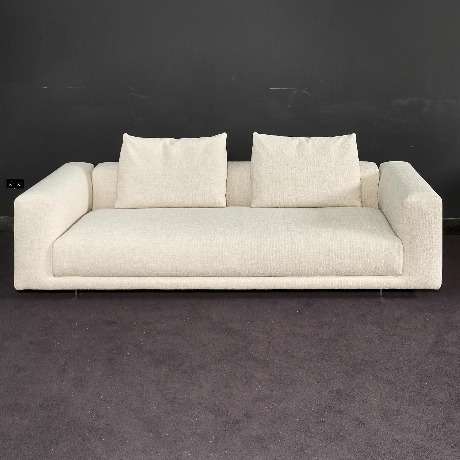 COR - Sofa Moss Bezug Stoff 8207 Muschel Füße Verchromt Mit Kunststoffgleitern - 21