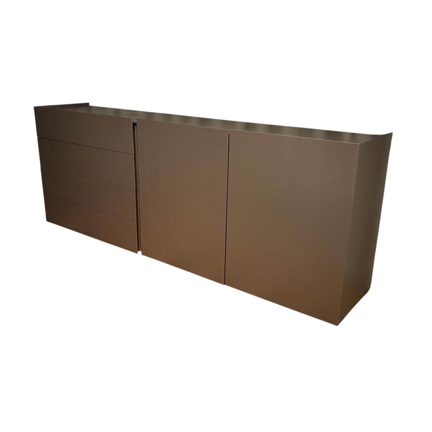 Interlübke - Sideboard Jorel Lack M10 Bronze Metallic Abdeckplatte Lack M10 Bronze Metallic - 1