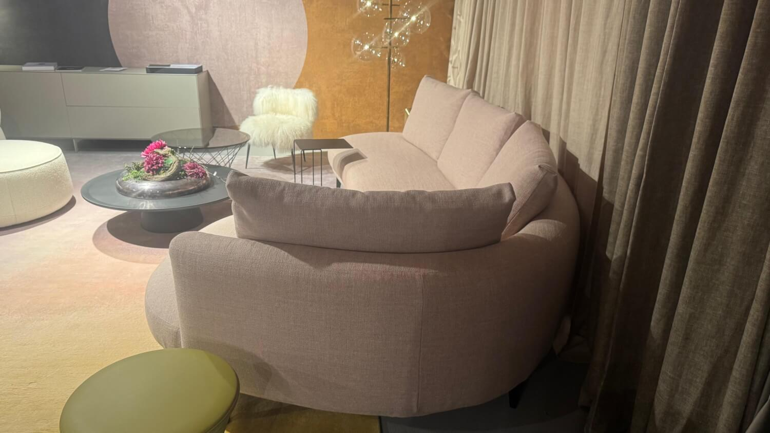 Walter Knoll - Ecksofa Maaru Stoff Gaia 7889 Champagne Beige Gestell Metall Matt Schwarz Pulverbeschichtet Inklusive Kissen - 6