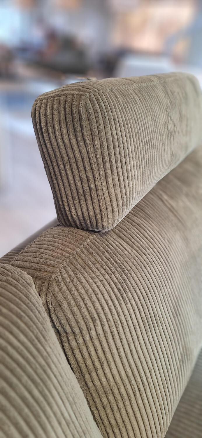 Activineo - Ecksofa Belladonna Stoff 3 Turtle Grün Gestell Schwarz - 6