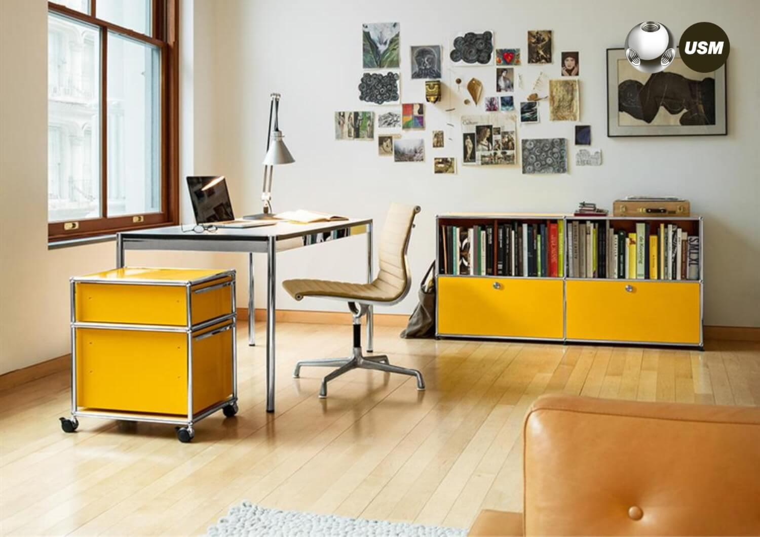 USM Haller - Tisch Kunstharz Perlgrau 175x75 in Kooperation mit designfunktion - 13
