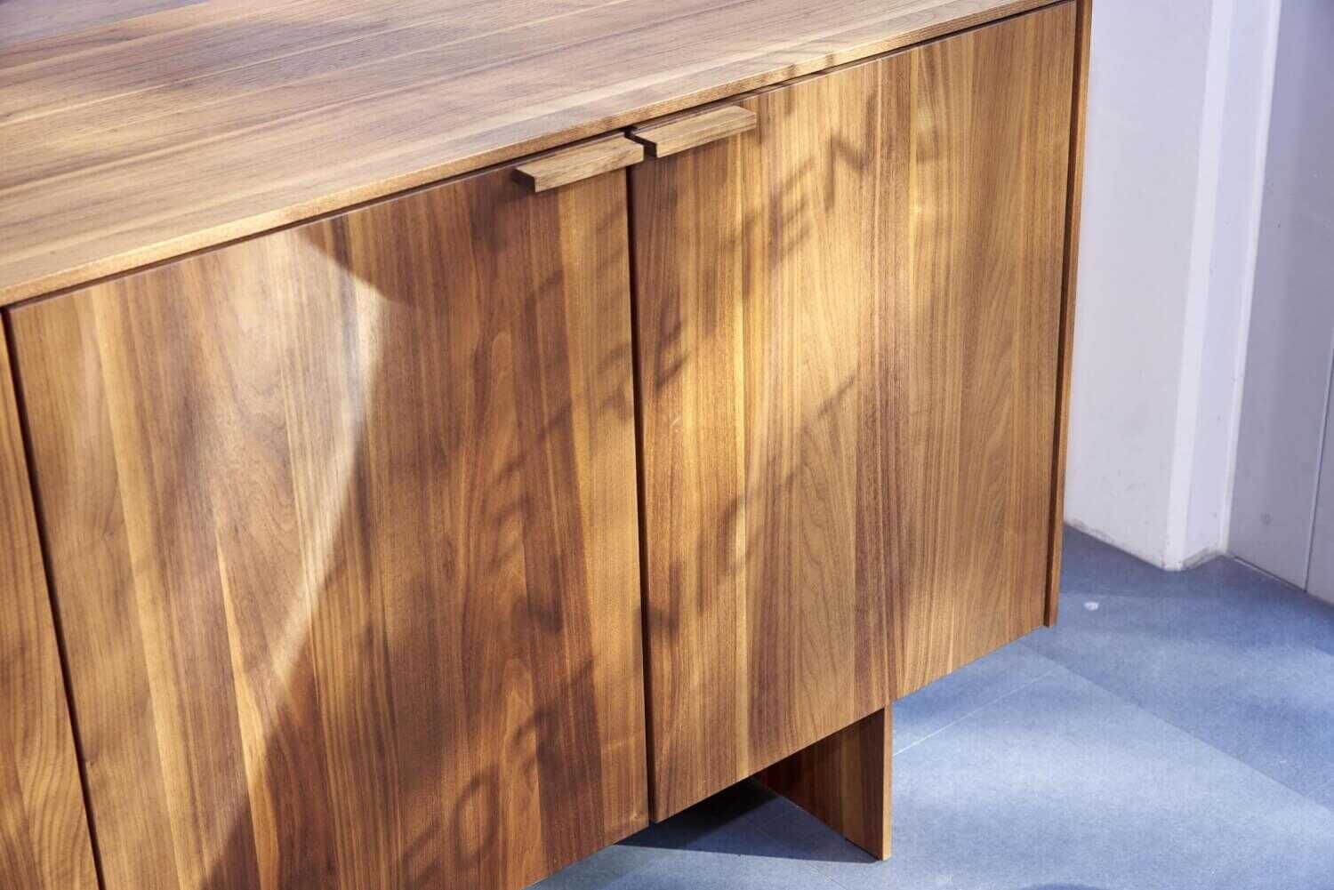 Team 7 - Schrank Filigno Nußbaum Buche Naturöl 2-Türig - 4