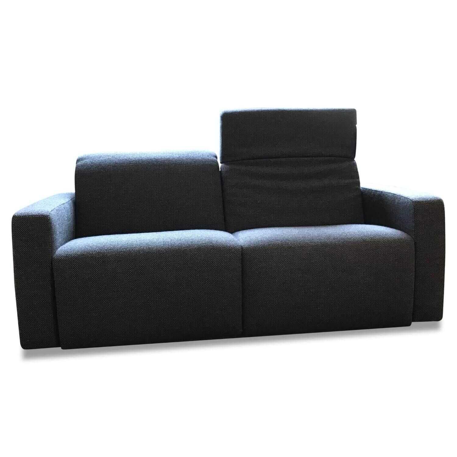 Erpo - Sofa Avantgarde 900.26 Stoff Anthrazit mit elektrischer Verstellfunktion - 1