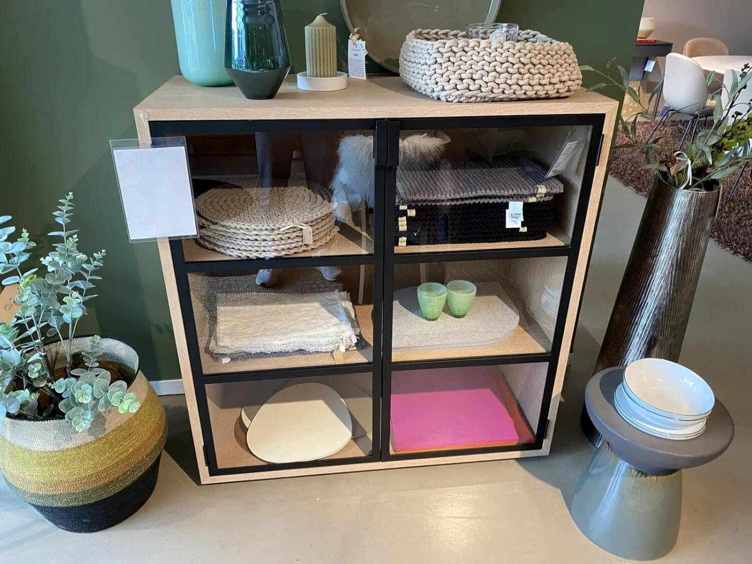 Lambert - Vitrinenschrank Lennart Eiche Gekälkt - 2