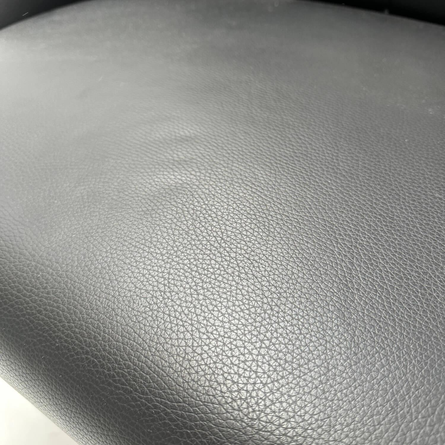 IP Design - Sessel Rocky Bezug Leder Galaxy Schwarz Untergestell Rundrohr Chrom Glanz Mit Ausziehbarer Fuß- Und Beinauflage - 13