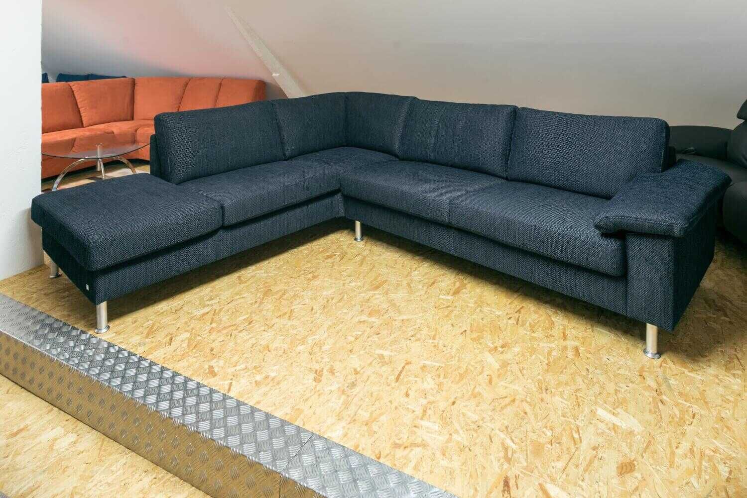 aa6c1e1a555b27abead19da644ae4844 E. Schillig - Ecksofa Concept Plus Stoff Blau Sitztiefenverstellung - 3
