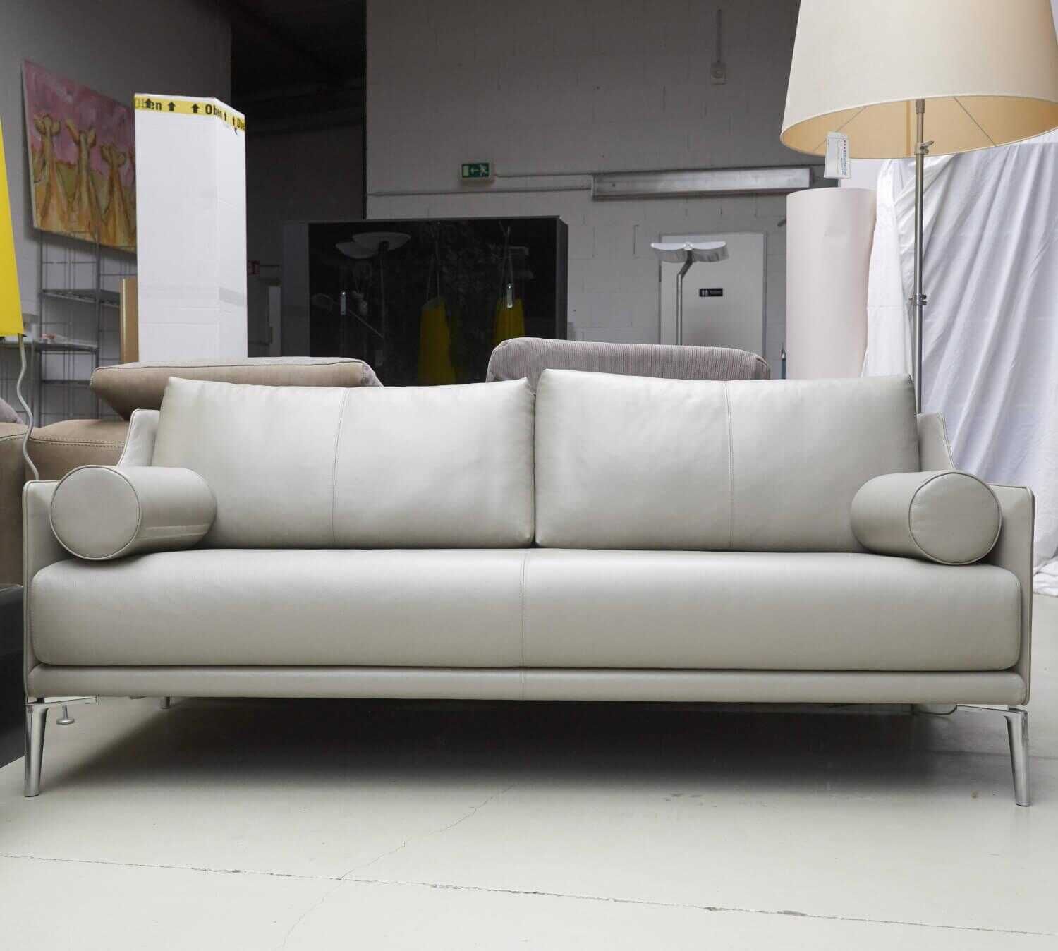 Sofa Zelos Leder Elegance L2062 G mit Sessel