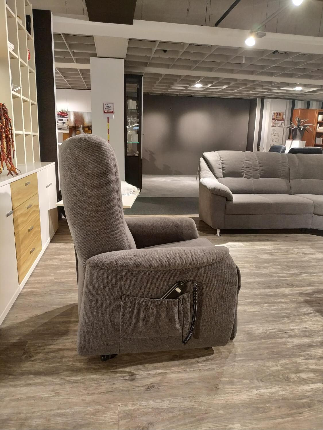 himolla - Polstergarnitur Sofa U-Form Sessel Cats Fels Grau - 6