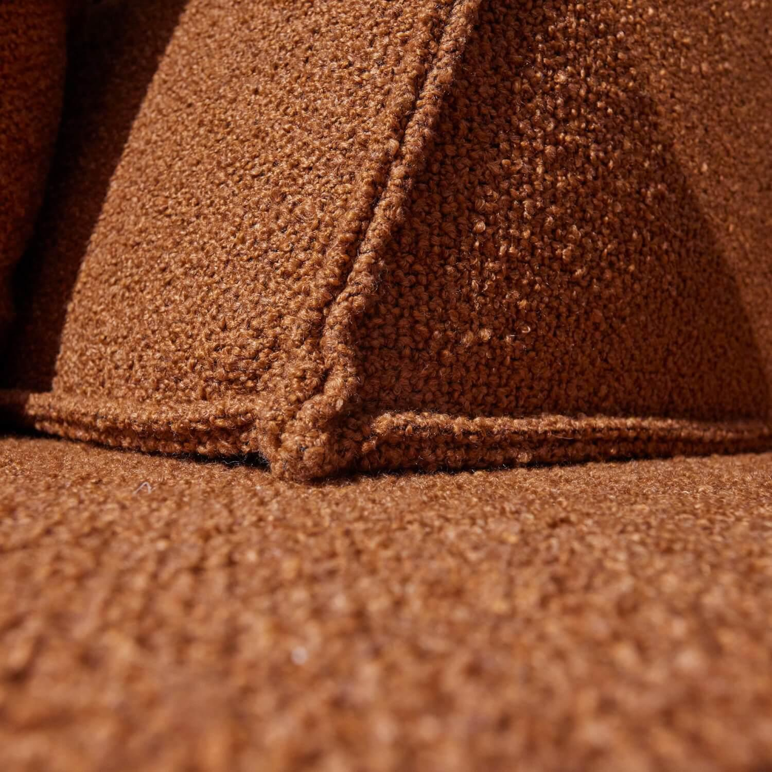 COR - Ecksofa Trio Stoff 8202 Rost Orange Mit Stoppgleiter - 6