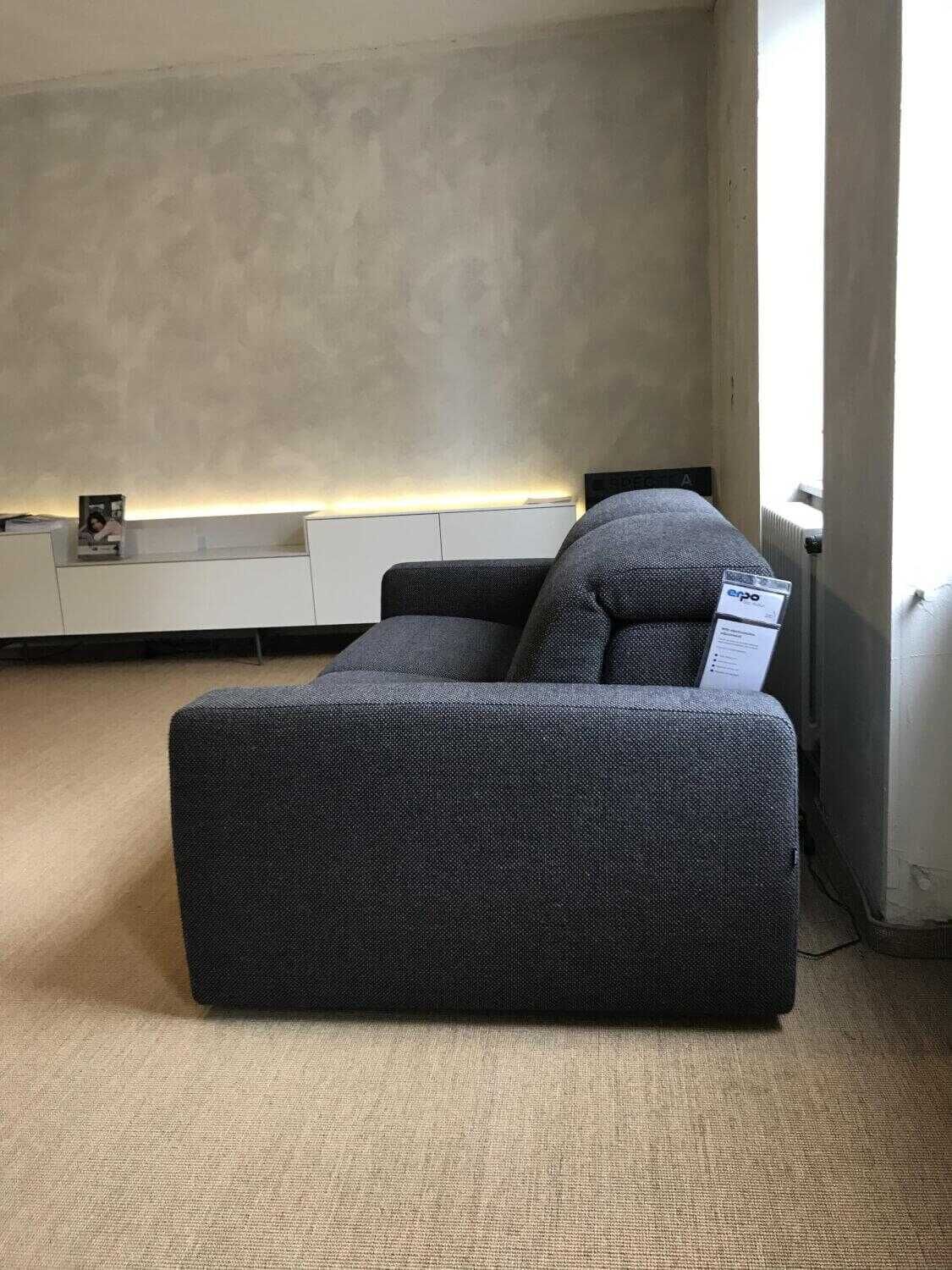 Erpo - Sofa Avantgarde 900.26 Stoff Anthrazit mit elektrischer Verstellfunktion - 4