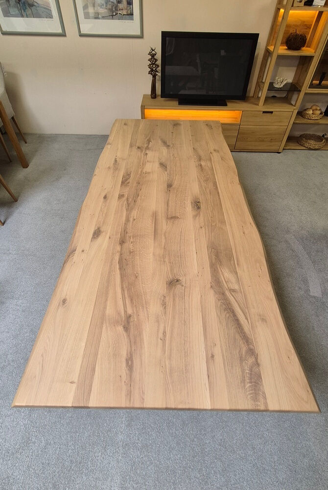 Natura - Esstisch Eiche Eco Sknow Lackiert Gestell Metall Schwarz - 5