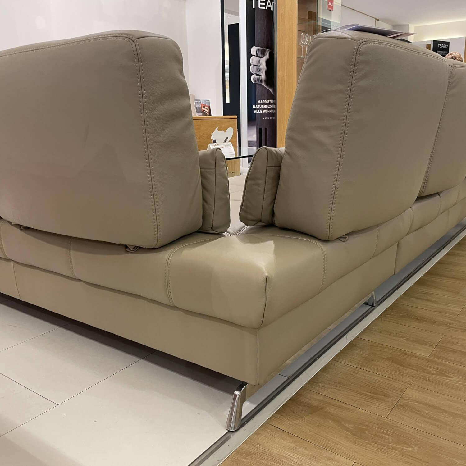 JOOP! - Eckgarnitur Joop Living Loft 8108 Leder 24 Longlife Quarz Kufe Hochglanz Poliert - 5