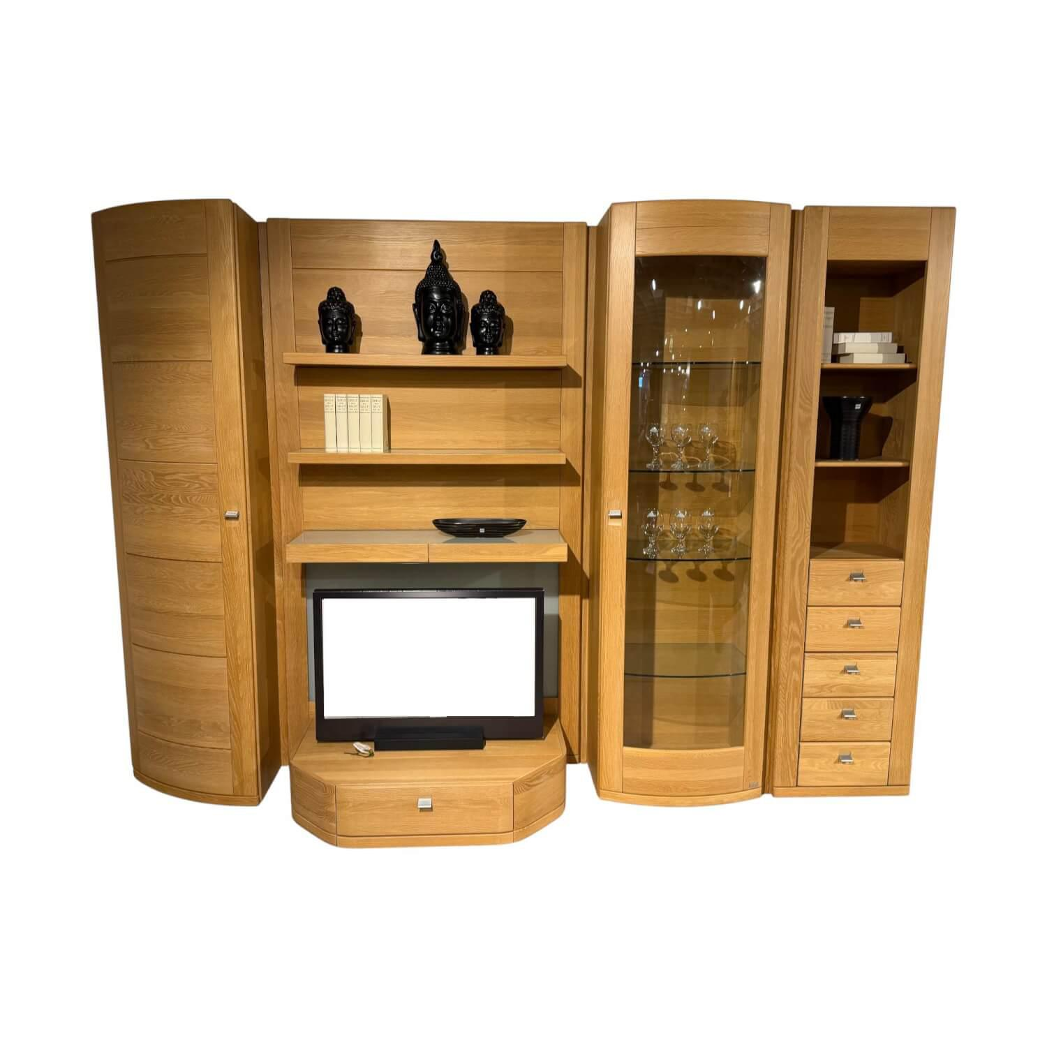 Hartmann - Wohnwand Axo Eiche Massiv Gewachst - 1