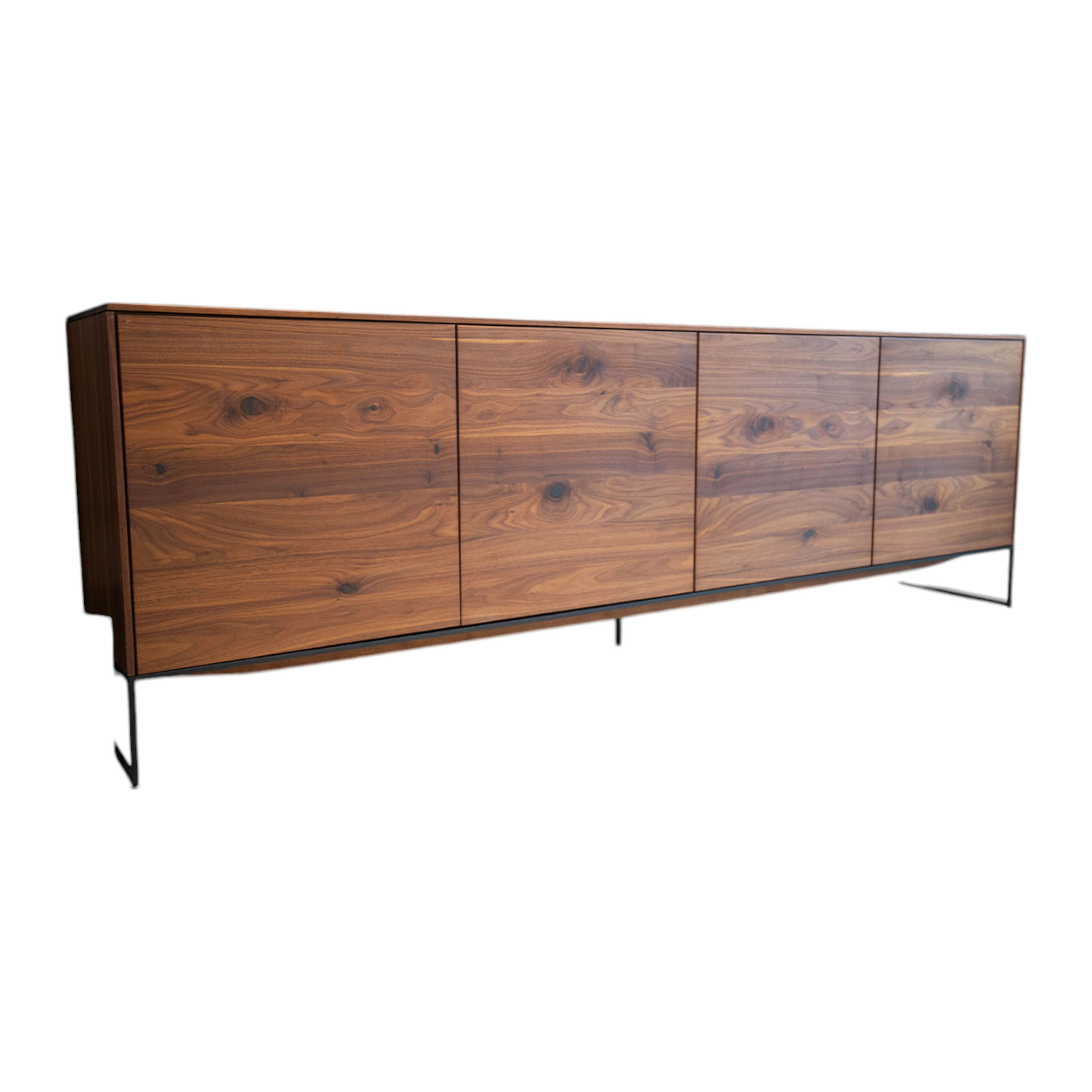5361e9c734c39e91dee4bdc852add2daff15171d_MF_0015442_001_mf_prop_image1_329934_Photoroom Team 7 - Sideboard Cubus Filigno Nussbaum Naturgeölt Innen Buche Naturgeölt Gestell Metall Schwarz Matt - 1