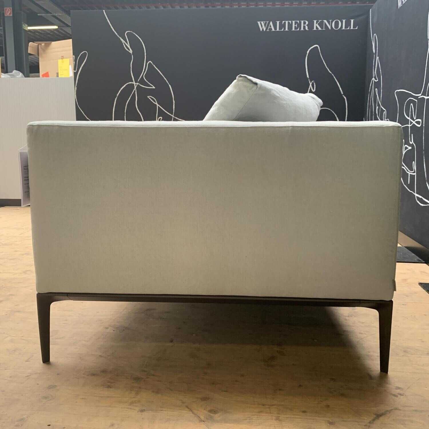 Walter Knoll - Sofa Jaan Living Stoff Lino 7707 Shadow Füße Matt Bronze Pulverbeschichtet - 7