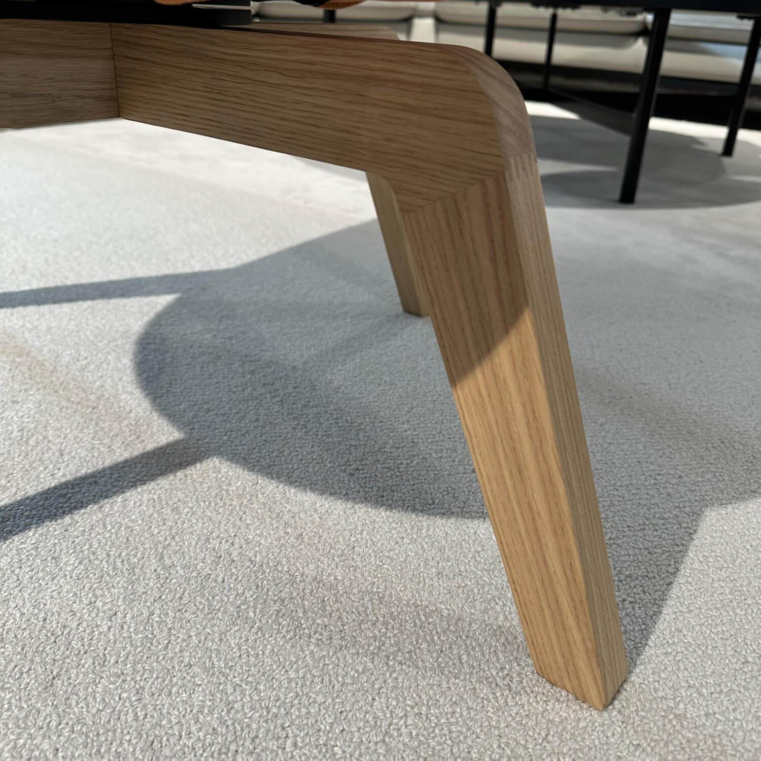 Rolf Benz - Swivel armchair 562 fabric 15.410 orange oak frame - 8