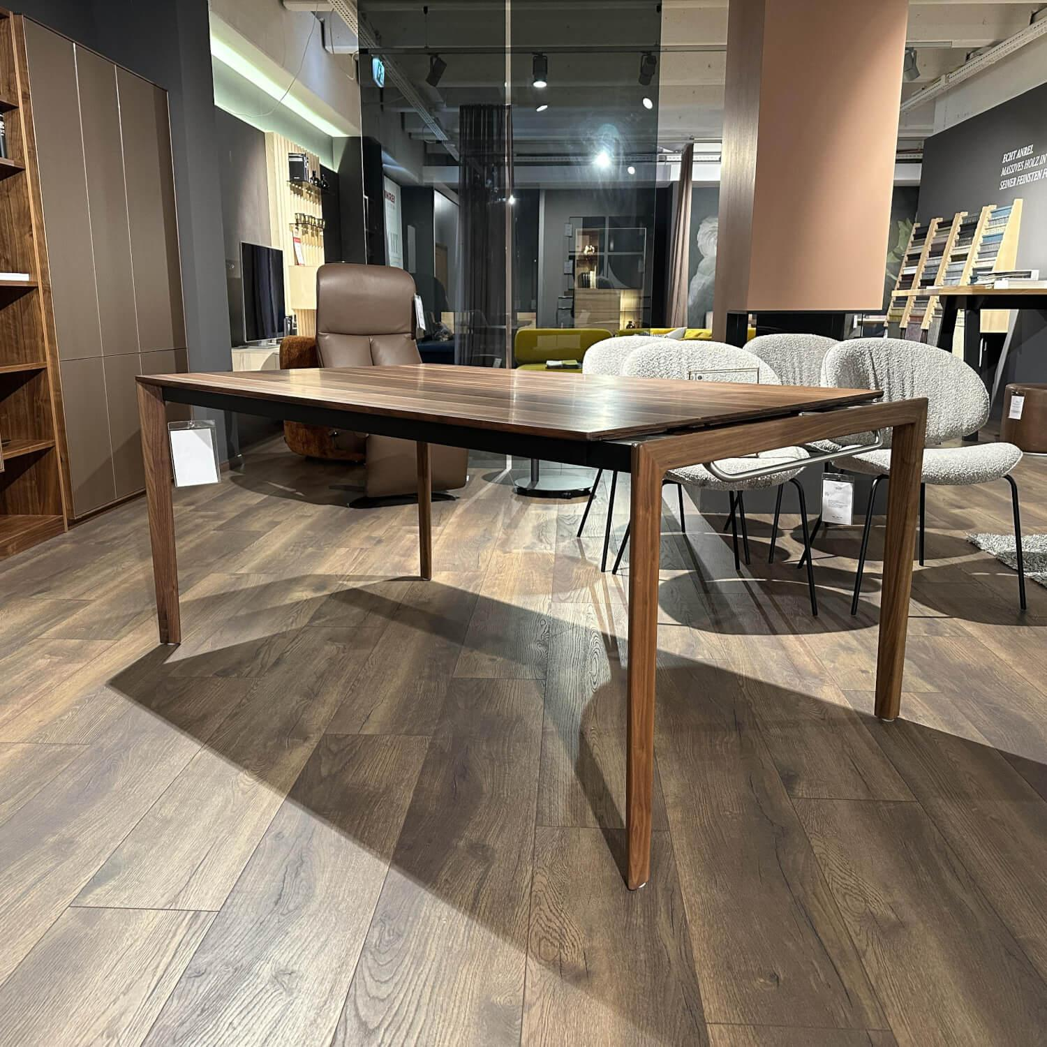 Team 7 - Esstisch Tak Ausziehbar Nussbaum Geölt Gestell Nussbaum - 6