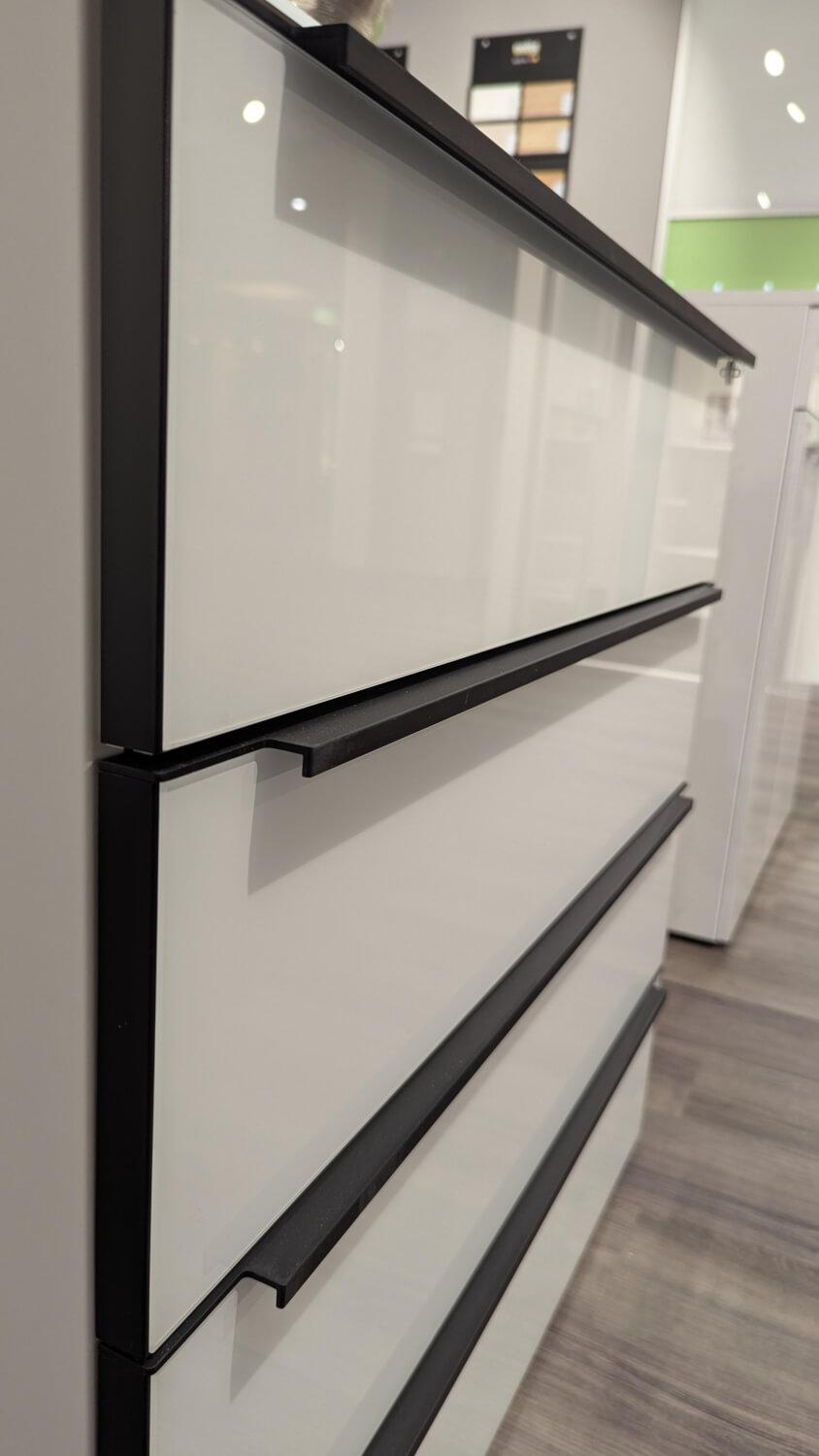 Nolte - Kommode Alegro2 Style Polarweiß Platte G28 Weißglas - 4