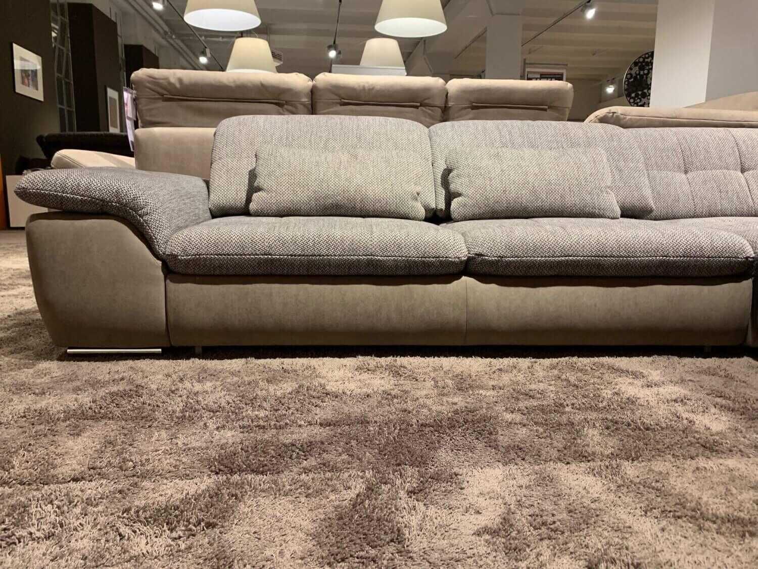 Megapol - Ecksofa Imago Stoff Braun mit Bettkasten - 6