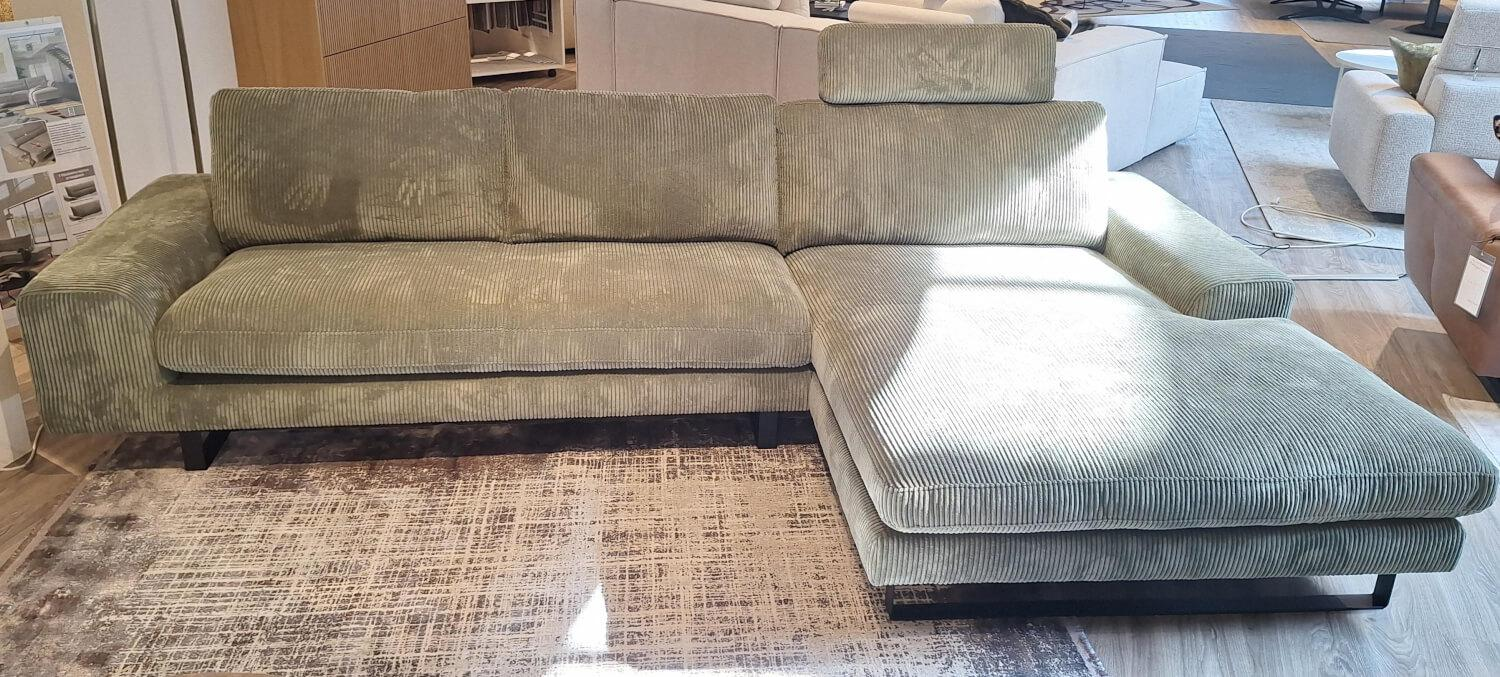 Activineo - Ecksofa Belladonna Stoff 3 Turtle Grün Gestell Schwarz - 4