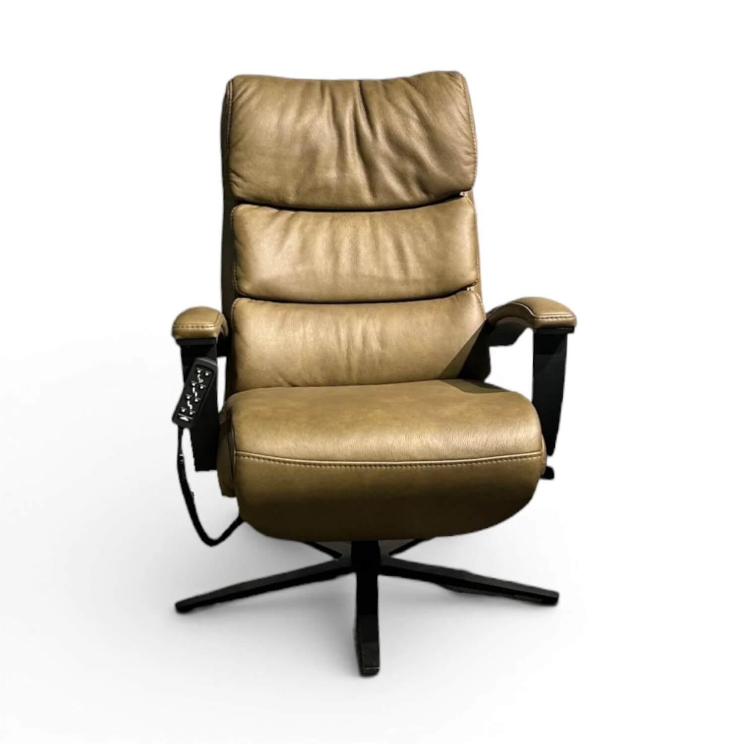 himolla - Sessel 7923 Cosyform Individual Leder Eleganza Alm Grün Sternfuß Metall Schwarz Pulverbeschichtet 3-Motorig - 5