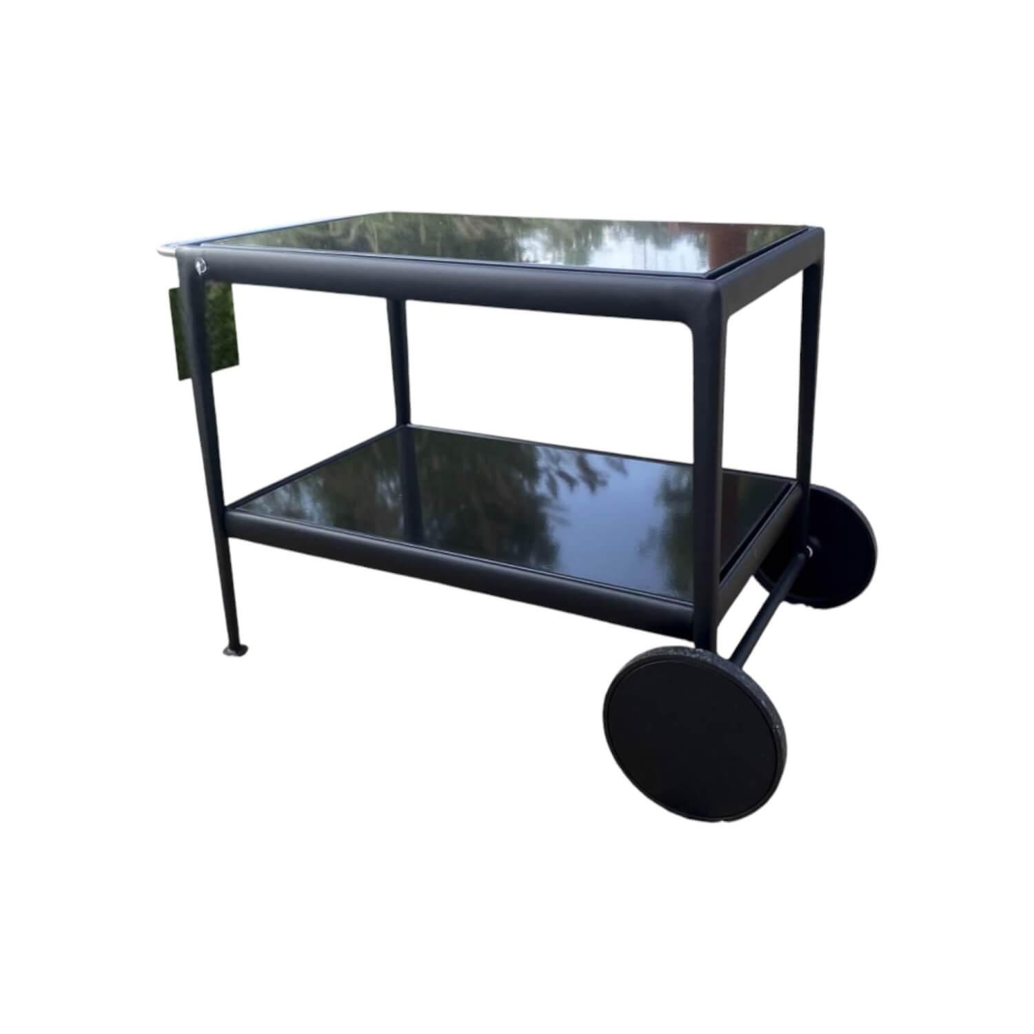 Knoll International - Outdoor Getränkewagen Richard Schulz Tischplatten Und Gestell Onxyfarben Schwarz - 1