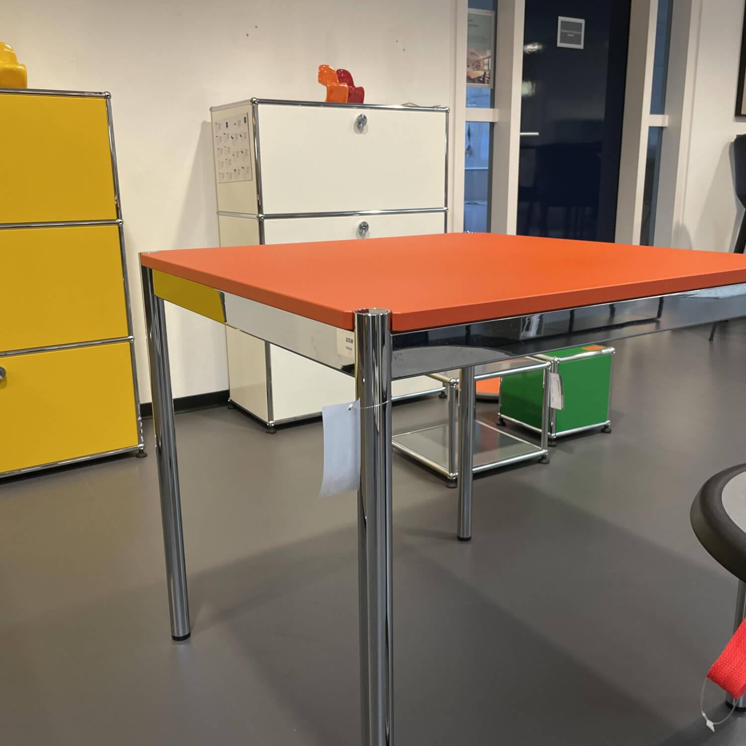 USM Haller - Tisch Platte MDF Pulverbeschichtet Reinorange - 6