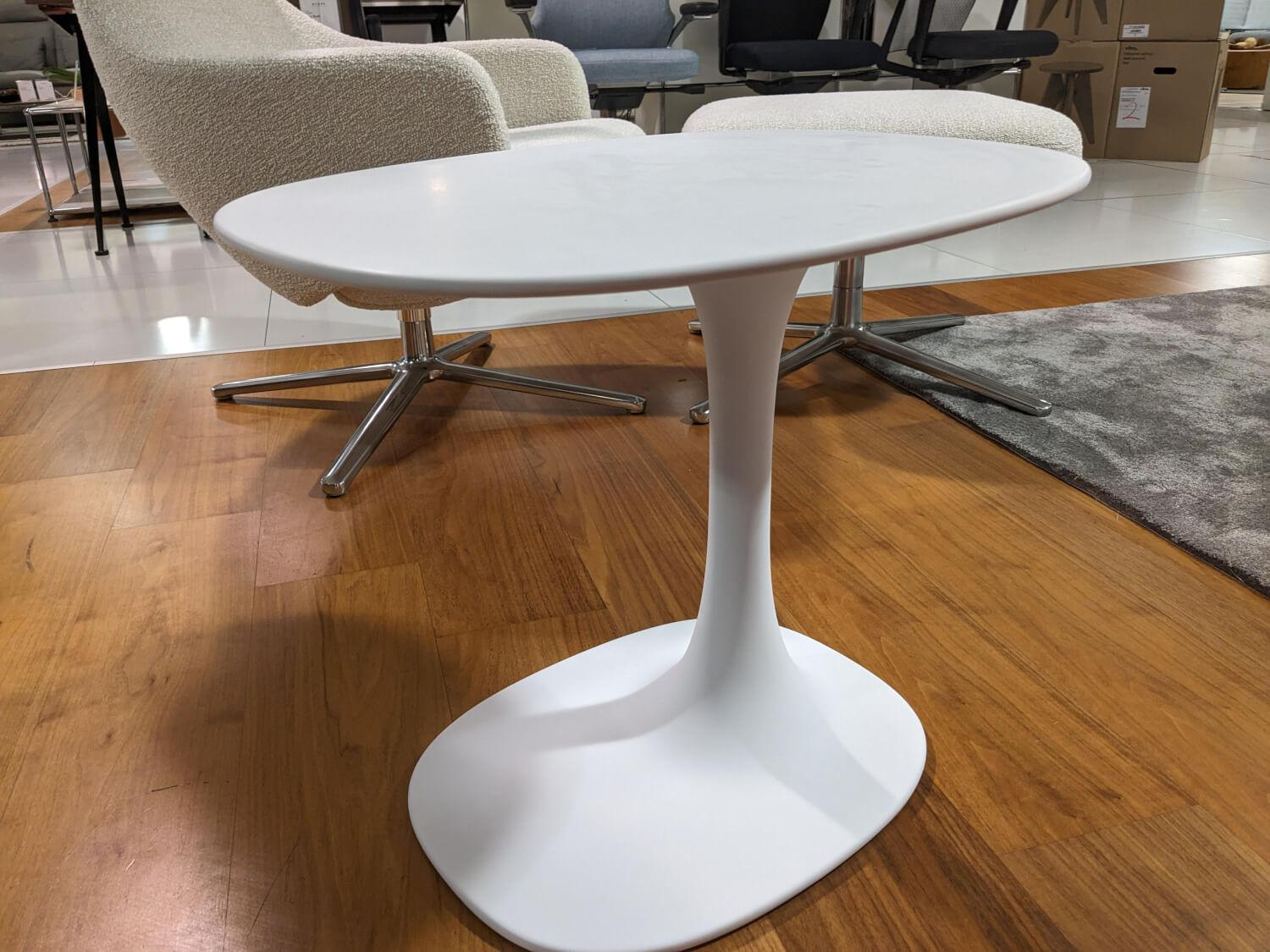 Kleiner Tisch Awa TA1 Kunststoff Weiß Soft-Touch-Effekt