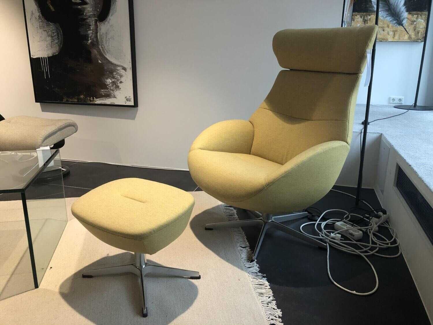 Conform - Sessel Globe C-Chair Stoff Sheford 1383-17 Mustard - 2