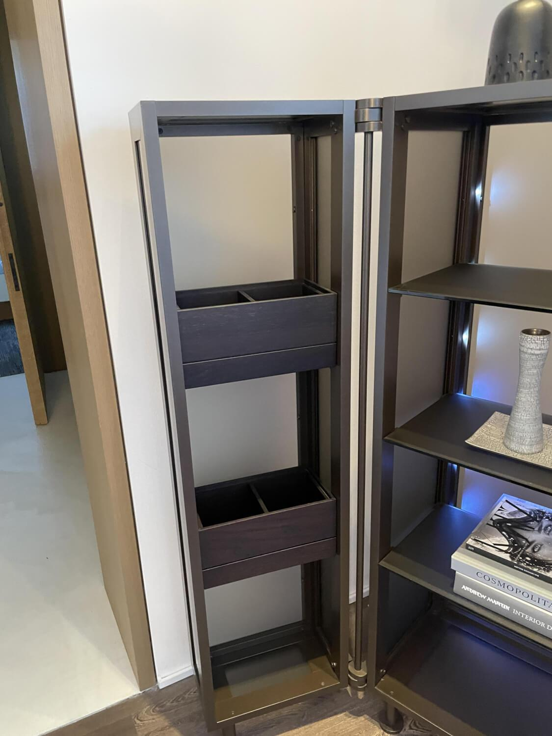 Culti Shakkai - Badezimmerschrank Cube Grau Und Schwarztöne - 11