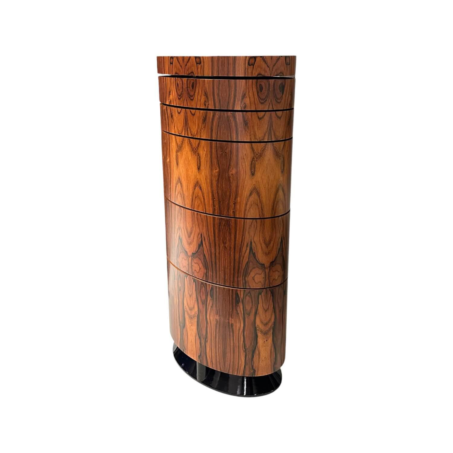 Tagliabue - Drehturm Bitte Tower 332 Holz Palissandro Lucido Nero F3 Struttura Nero Schwarz - 1