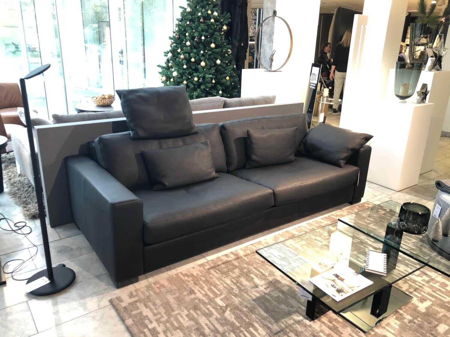 Bielefelder Werkstätten - Sofa Inspiration Dreisitzer Leder Sumatra Mustang - 2