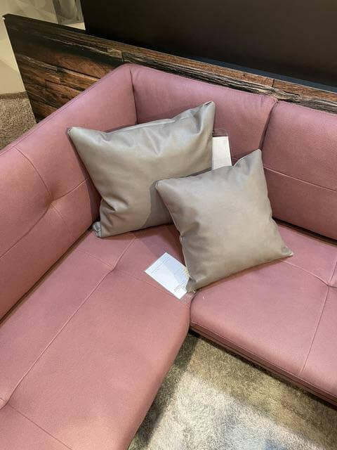 K+W - Essgruppe Vari Stoff 0755-15 Bordeaux Rot mit Tisch Eisteiche Furniert - 6